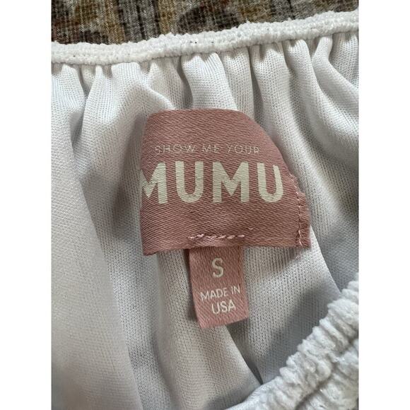 Show Me Your Mumu Flora Spacey Lacey White Mini Dress Womens Size S - Picture 5 of 8